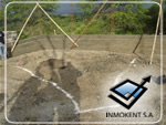 Planificación y delimitación del terreno para la futura cimentación