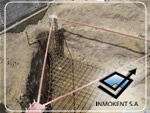Mallas y la estructura de la cimentación