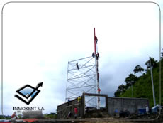 Desmontaje de torre autosoportada