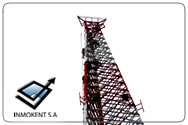 torre autosoportada, instalación de escalerillas y cerchas