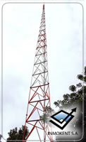 TORRE TRIANGULAR AUTOSOPORTADA TIPO TUBULAR LIVIANA DE 30 MTS DE ALTURA